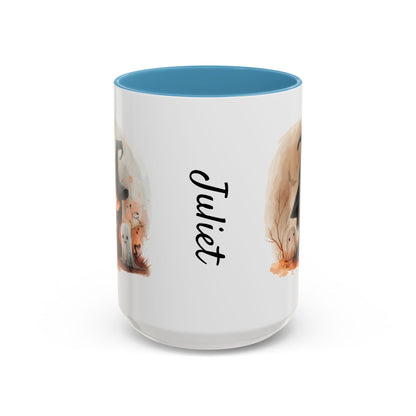Personalized Witch Coffee Mug, Personalized Halloween Mug, Cute Witch Gift, Fall Decor, Coffee Cup for Kids