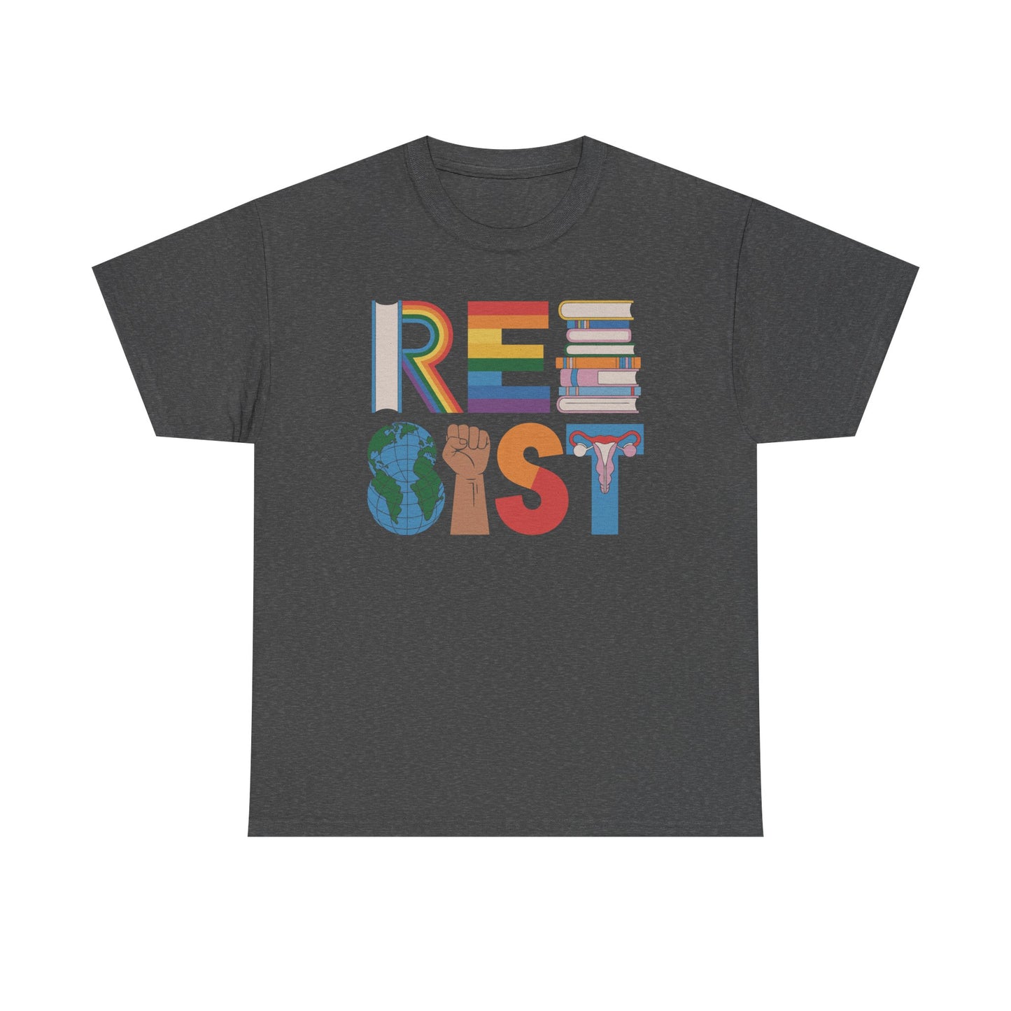 RESIST Equality Pride Shirt | Feminist LGBTQ Ally Graphic Tee | Social Justice Activism Shirt | Unisex Empowerment T-Shirt