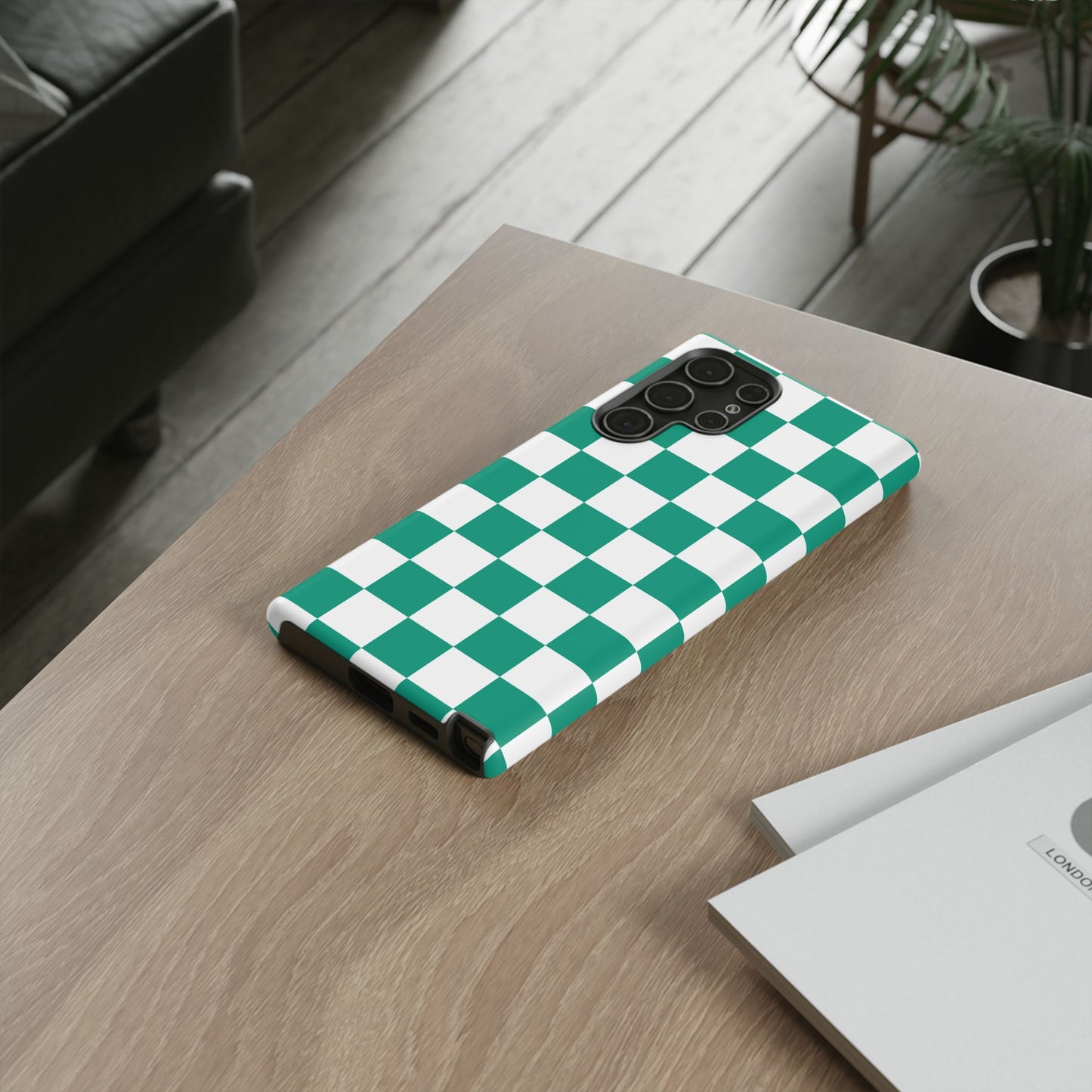 Checkerboard Phone Case | Samsung Galaxy S25, S25 Plus, S24, S24 Plus, S24 Ultra, S23 S22, S22 Plus S21 Ultra, S21 FE, S20+ Tough Cases