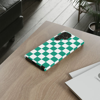 Checkerboard Phone Case | Samsung Galaxy S25, S25 Plus, S24, S24 Plus, S24 Ultra, S23 S22, S22 Plus S21 Ultra, S21 FE, S20+ Tough Cases