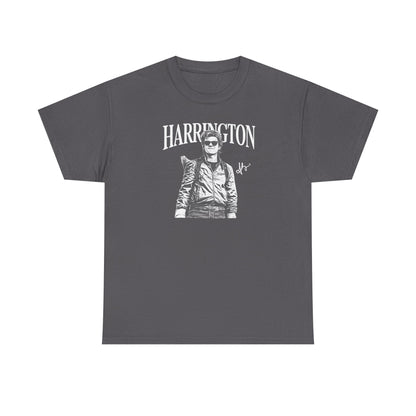 Harrington Graphic Tee Shirt | Vintage Pilot Photo T-Shirt | Retro Biker Aesthetic Top, Unisex Streetwear Gift
