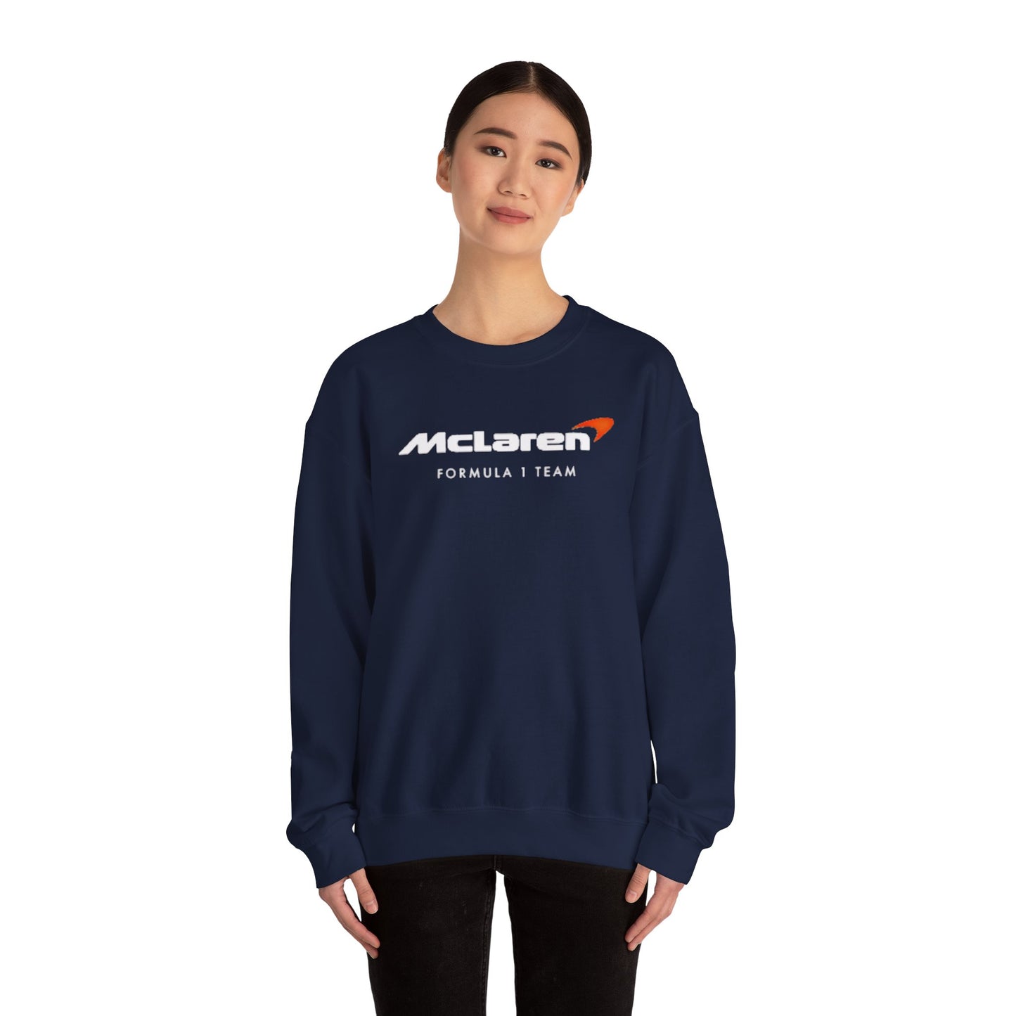 McLaren F1 Race Team Car Racing Sweatshirt | Motorsport Fan Shirt | F1 Inspired Racing Tee | Car Racing Crewneck Gift