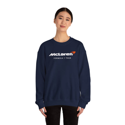 McLaren F1 Race Team Car Racing Sweatshirt | Motorsport Fan Shirt | F1 Inspired Racing Tee | Car Racing Crewneck Gift