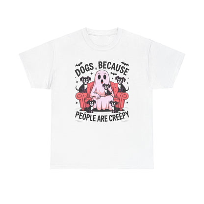 Funny Dog Lover Tee, Halloween Tshirt Gift, Heavy Cotton Tee, Cute Pet Owner Gift, Animal Lover T-Shirt, Gift for Dog Parents