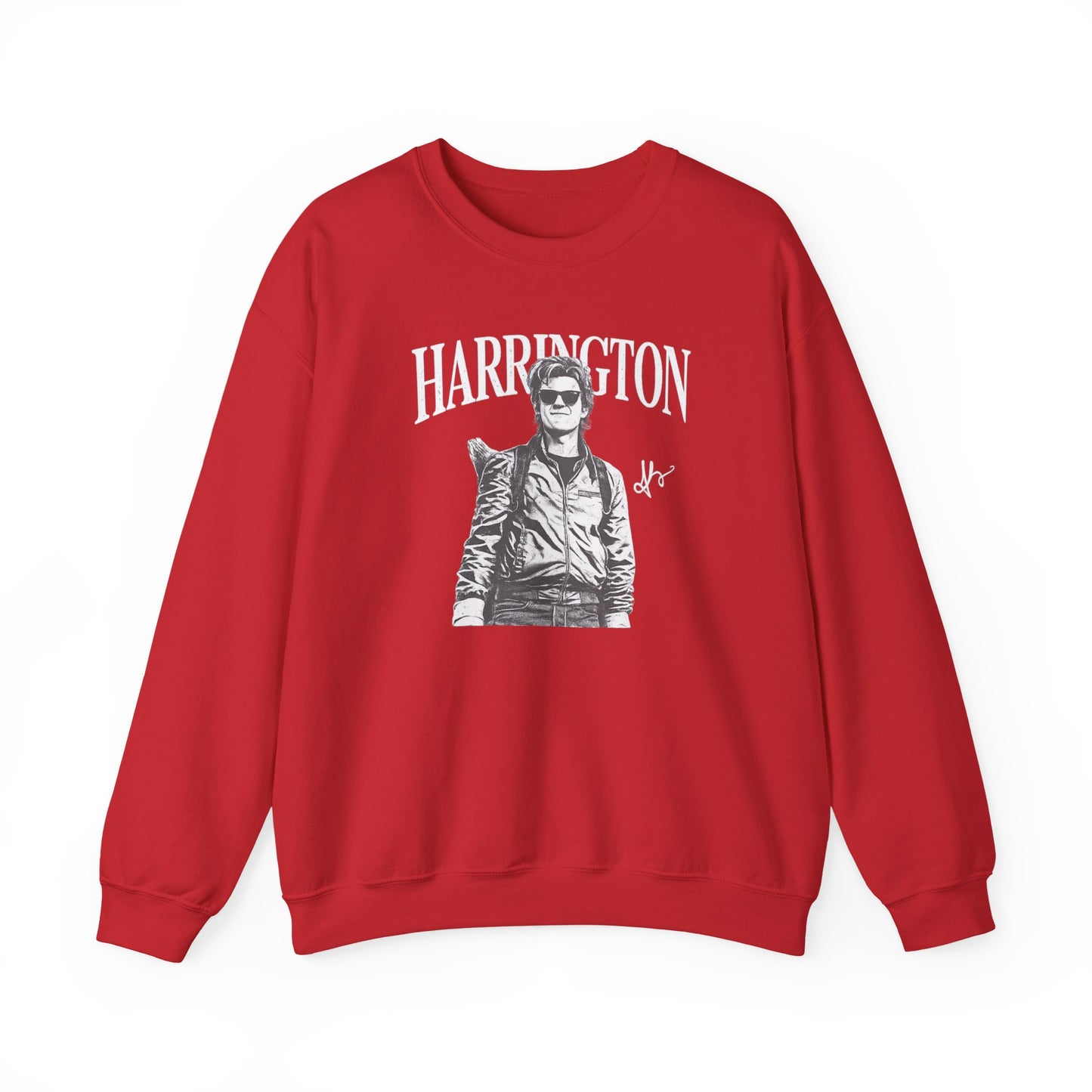 Harrington Portrait Crewneck Sweatshirt | Vintage Photo Graphic Pullover | Aesthetic Unisex Sweatshirt, Retro Streetwear Gift