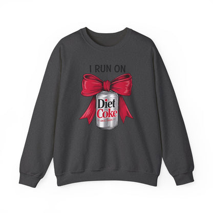 Diet Coke Sweatshirt, Funny Soda Lover Crewneck, Rhinestone Style Graphic Sweatshirt, Cozy Casual Pullover Gift for Her