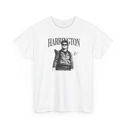 Harrington Graphic Tee Shirt | Vintage Pilot Photo T-Shirt | Retro Biker Aesthetic Top, Unisex Streetwear Gift