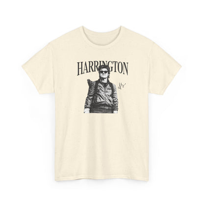Harrington Graphic Tee Shirt | Vintage Pilot Photo T-Shirt | Retro Biker Aesthetic Top, Unisex Streetwear Gift
