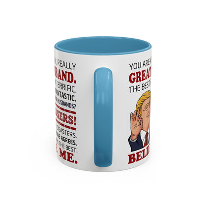 Funny Great Husband Mug | Ceramic Coffee Cup Design | Humorous Gift for Husband, Anniversary, Birthday, Valentines Day