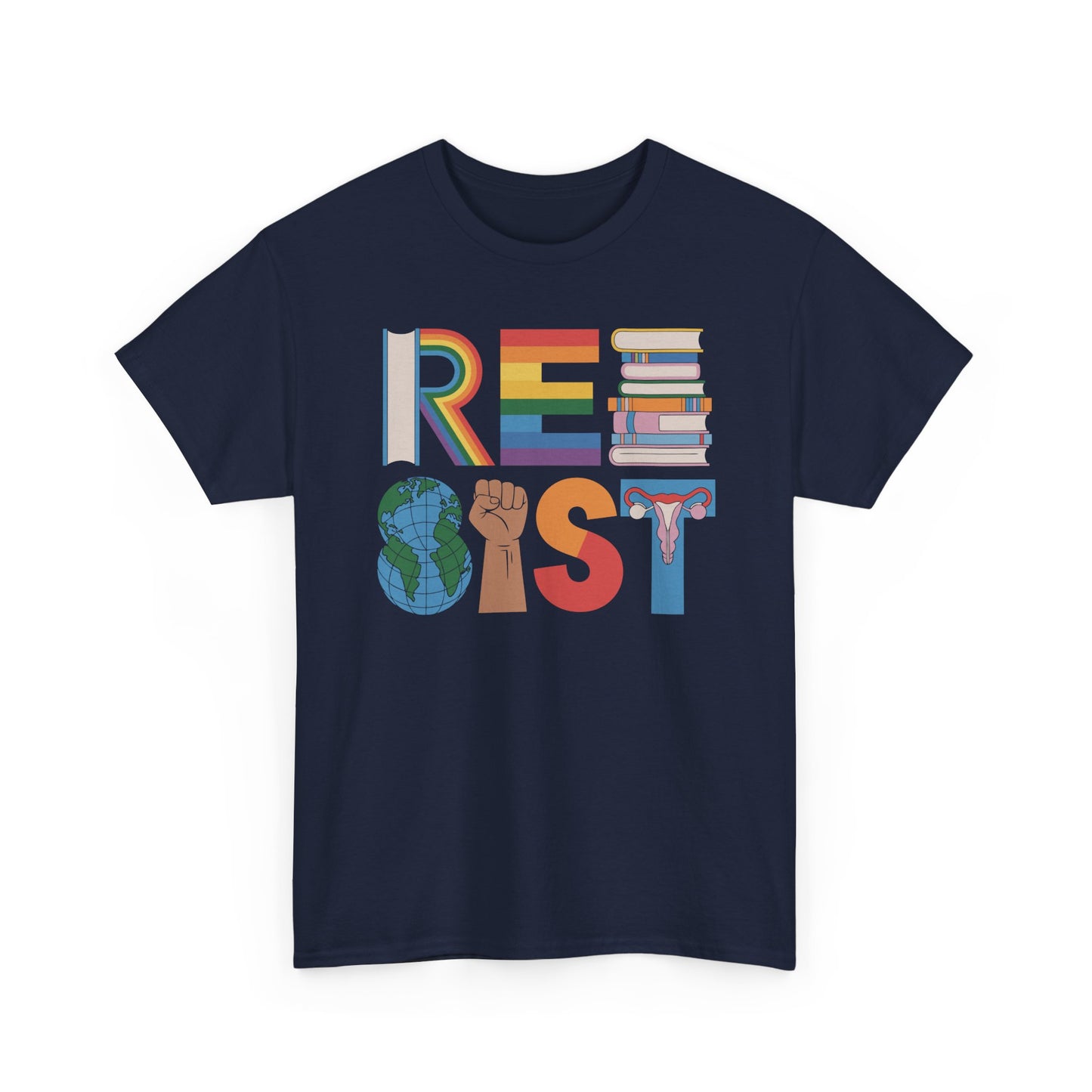 RESIST Equality Pride Shirt | Feminist LGBTQ Ally Graphic Tee | Social Justice Activism Shirt | Unisex Empowerment T-Shirt