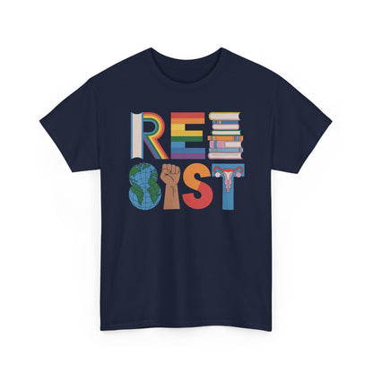 RESIST Equality Pride Shirt | Feminist LGBTQ Ally Graphic Tee | Social Justice Activism Shirt | Unisex Empowerment T-Shirt