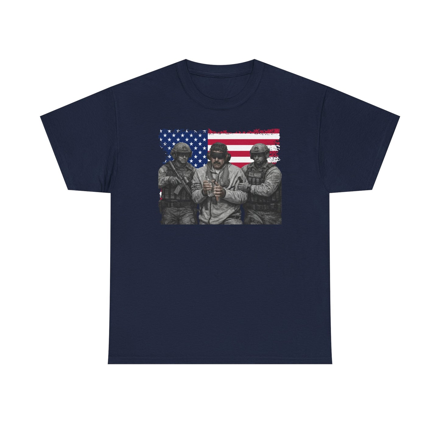 American Flag Soldiers T-Shirt | Patriotic Military Graphic Tee | Veteran Pride Shirt, USA Freedom Apparel Gift