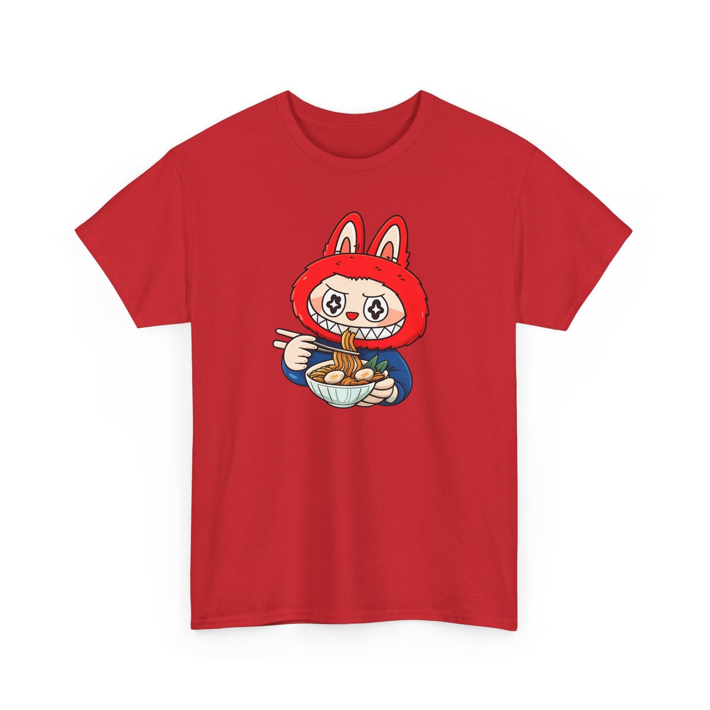 Labubu Ramen T-Shirt: Kawaii Japanese Anime Streetwear
