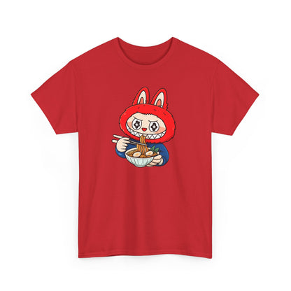 Labubu Ramen T-Shirt: Kawaii Japanese Anime Streetwear