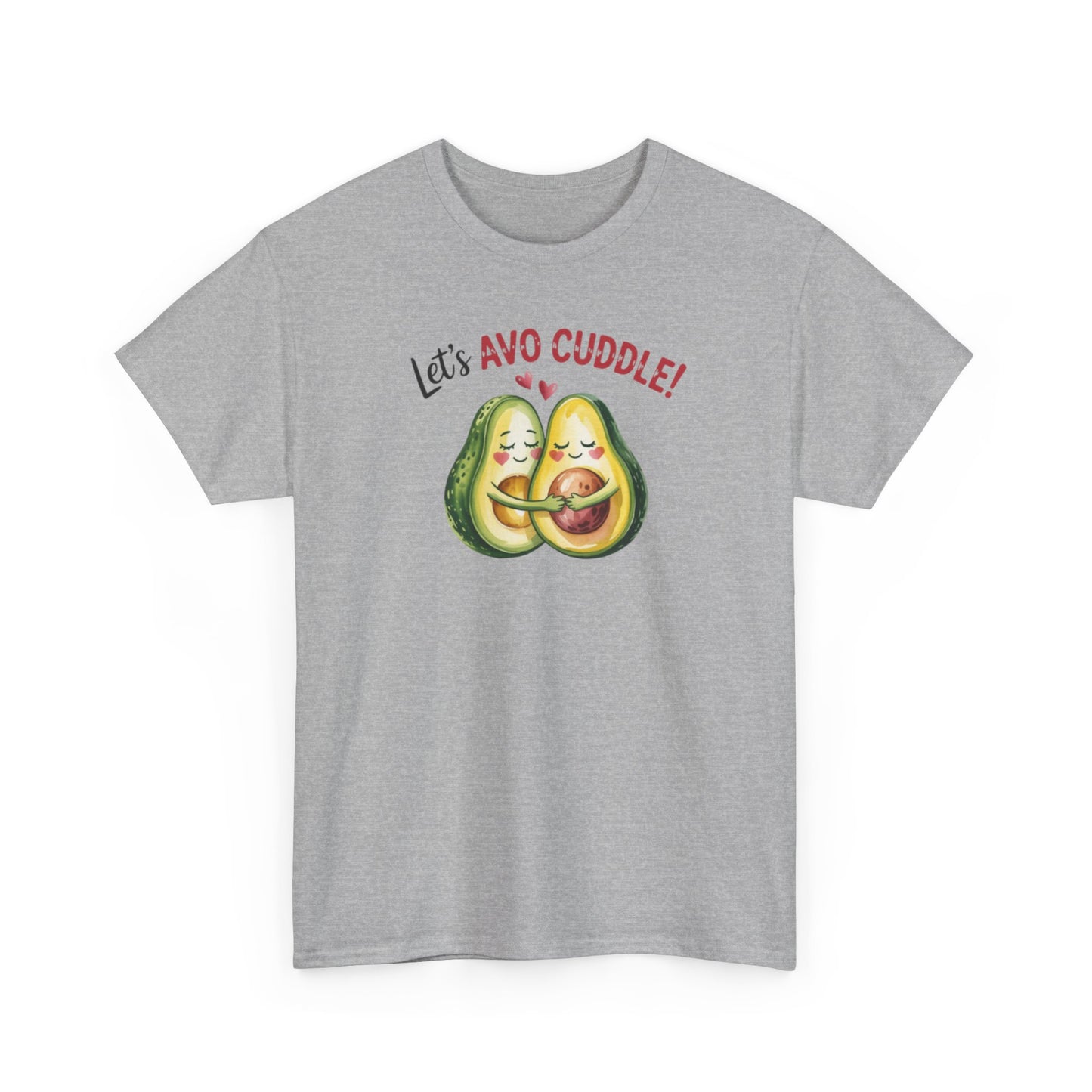 Let's Avo Cuddle Avocado Shirt | Cute Pun Food Lover Tee | Couples Matching Shirt | Anniversary Gift for Him Her | Funny Avocado Tee