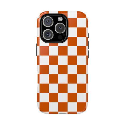 Checkered Phone Case, Trendy Phone Cover, iPhone 17 Pro, 17, 17 Air, 16, 15, 14, 13, 12, 11, X, XR, XS MAX