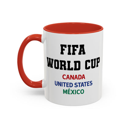 FIFA World Cup 2026 Mug, USA Canada Mexico Soccer Cup, Trophy Logo Coffee Mug, Football Fan Gift, Match Day Cup, Sports Lover Gift
