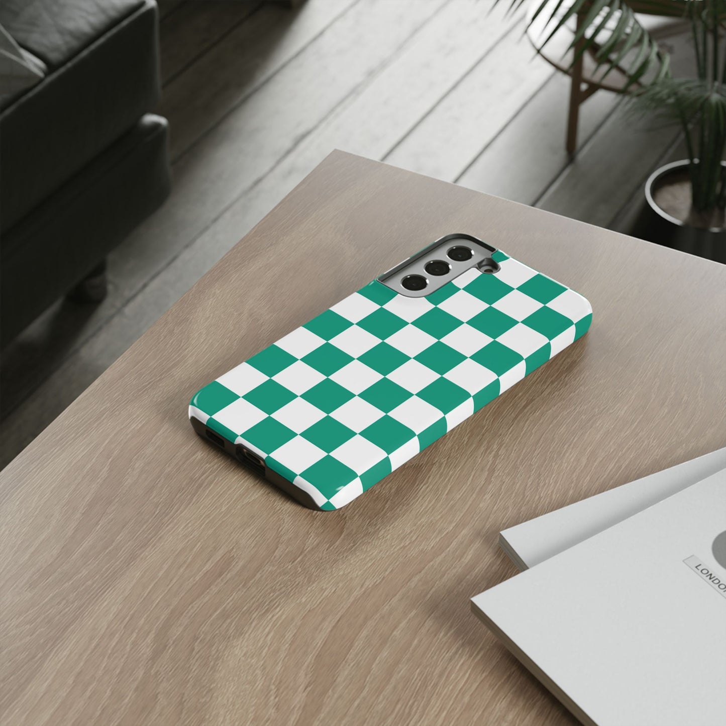 Checkerboard Phone Case | Samsung Galaxy S25, S25 Plus, S24, S24 Plus, S24 Ultra, S23 S22, S22 Plus S21 Ultra, S21 FE, S20+ Tough Cases