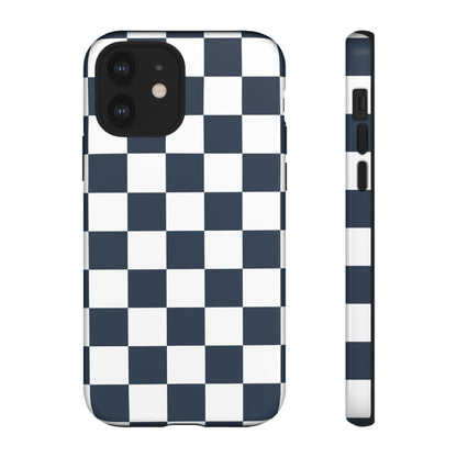 Checkered Pattern iPhone Case, iPhone Cover, Modern iPhone Accessory, Gift for Him, Trendy Mobile Protection