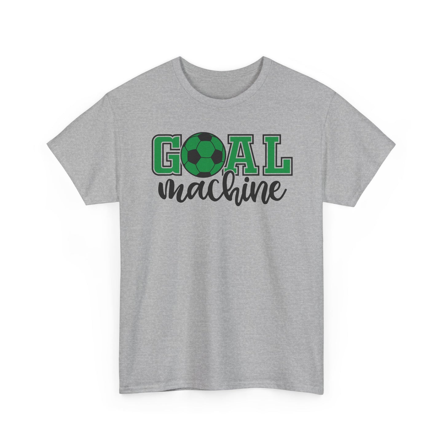 Goal Machine Soccer T-Shirt, Green Football Graphic Tee, Youth & Adult Soccer Shirt, Fun Sports Team Shirt, FIFA World CUP 2026