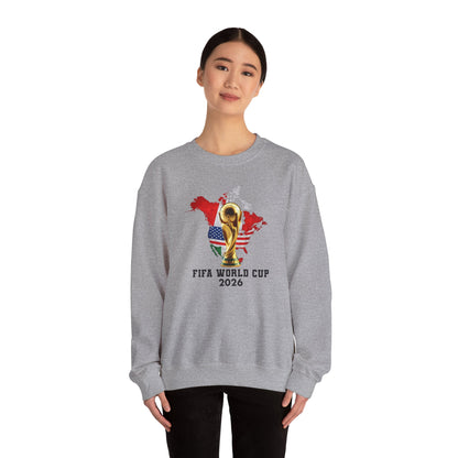World Cup 2026 Trophy Sweatshirt, USA Soccer Crewneck, Football Fan Pullover, Vintage Soccer Graphic, Match Day Gift