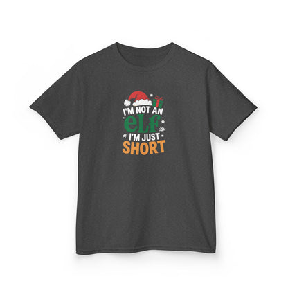 Christmas Shirt, I am Not an Elf I am Just Short, Funny Holiday Tee, Christmas Shirt for Boys and Girls, Xmas Gift, Christmas Outfit