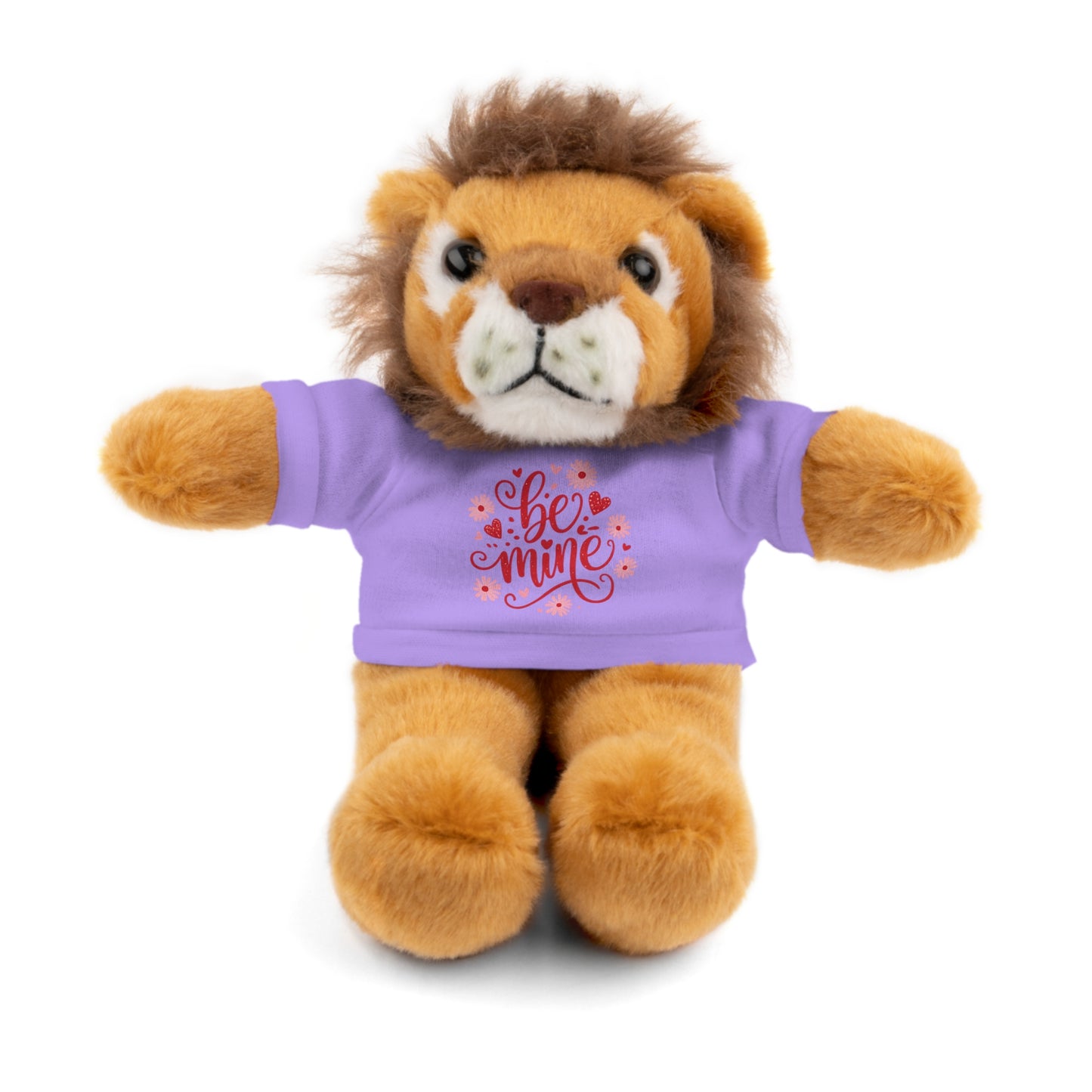 Be Mine Teddy Bear Plush, Valentine's Stuffed Animal with Shirt, Cute Plush Gift for Kids or Couples, Anniversary Love Toy