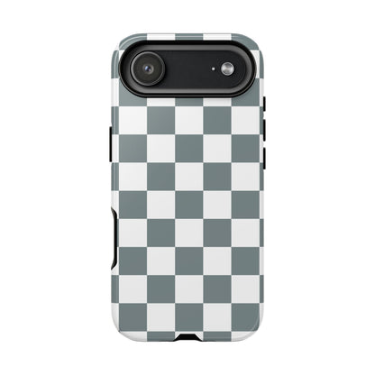 Stylish Checkerboard Phone Case, Durable Phone Cover, Unique Gift, iPhone 17 Pro, 17, 17 Air, 16, 15, 14, 13, 12, 11, X, XR, XS MAX