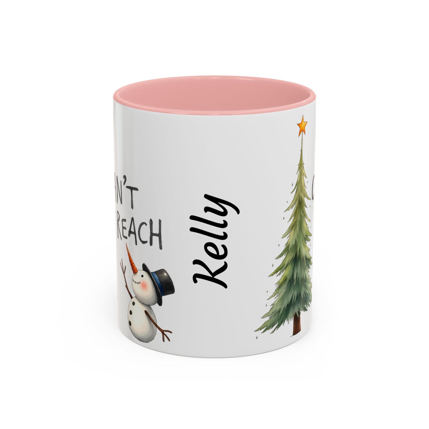 Personalized Holiday Coffee Mug, Cute Snowman Design, Winter Drinkware, Festive Gift, Custom Name Mug, Christmas Day Gift
