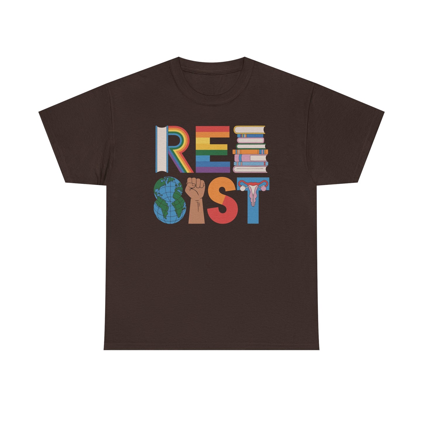 RESIST Equality Pride Shirt | Feminist LGBTQ Ally Graphic Tee | Social Justice Activism Shirt | Unisex Empowerment T-Shirt