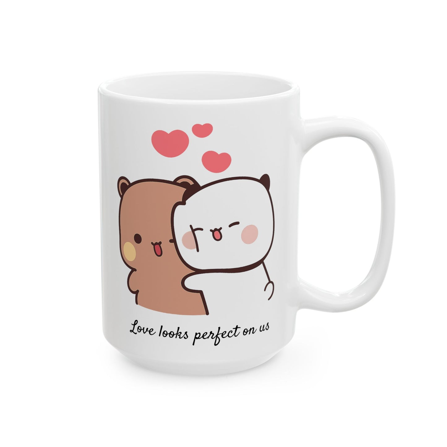 Personalized Dudu Bubu Coffee Mug Cute Bears Coffee Cup Birthday Christmas Gift Funny Coffee Mug Gift for Her Him Valentine Gift
