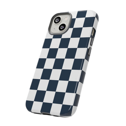 Checkered Pattern iPhone Case, iPhone Cover, Modern iPhone Accessory, Gift for Him, Trendy Mobile Protection