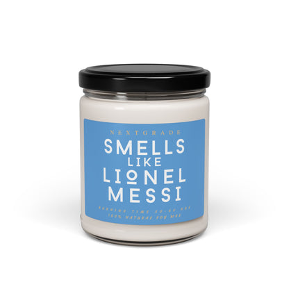 Smells Like Lionel Messi Candle, Soccer Fan Gift, Sports Lover, Coach & Fan Gift World's Greatest Football Legend, Sports Lover Candle Decor