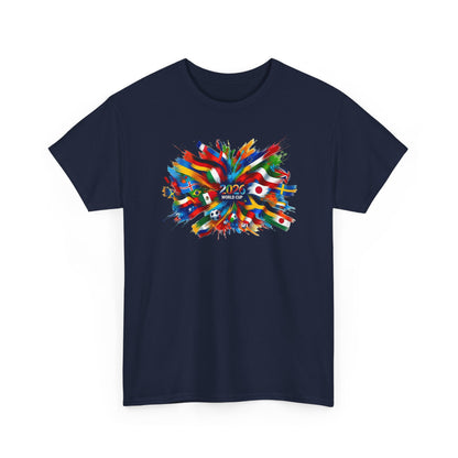 2026 International Football Tee. World Flags T-Shirt, Colorful Countries Art Tee, North America Tour Souvenir Shirt | Global Unity Fan Gift
