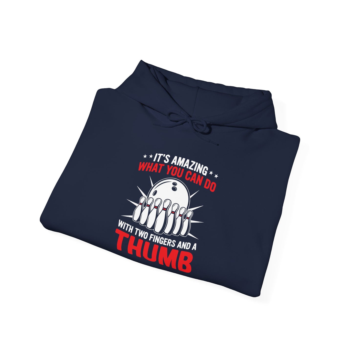 Amazing Thumb Humor Hoodie | Funny Sweatshirt for Creative Minds, Gift for Artists, Unique Present for Friends, Casual Style
