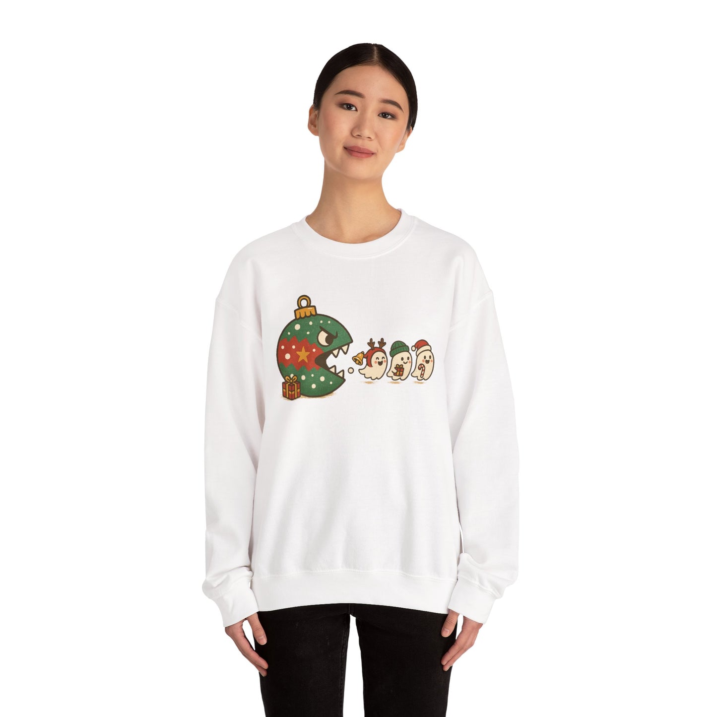 Cute Holiday Crewneck Sweatshirt, Funny Christmas Gift, Cute Sweater, Unisex Christmas Sweatshirt, Cozy Winter Apparel