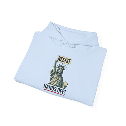 Resist Statue of Liberty Hands Off Hoodie | Political Protest Pullover | Resist Hands Off Hoodie | Equality Hoodie | Social Justice Gift