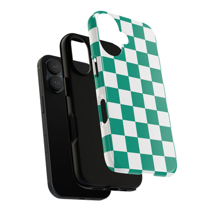 Checkered iPhone Case, Stylish Phone Cover,  Mobile Case For iPhone 17 Pro, 17, 16, 15, 14, 13, 12, 11, X, XR,XS MAX, Chic Gift for Her
