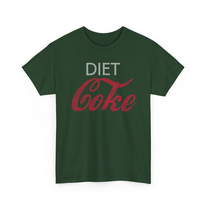 Diet Coke T-Shirt, Funny Soda Lover Graphic Tee, Rhinestone Style Diet Coke Shirt, Casual Unisex Tee Gift for Her