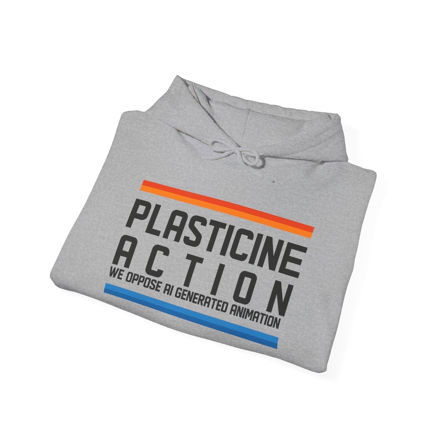 Plasticine Action Unisex Hoodie - Cozy Sweatshirt for Animators, Save Gaza, Free Palestine, Casual Wear
