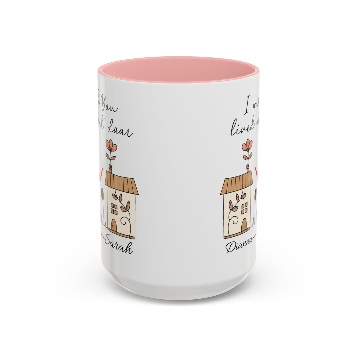 I Wish You Lived Next Door Mug, Christmas Gift for Best Friend, Long Distance Friendship Mug, Valentine's Day Gift for Her, Miss You Gift