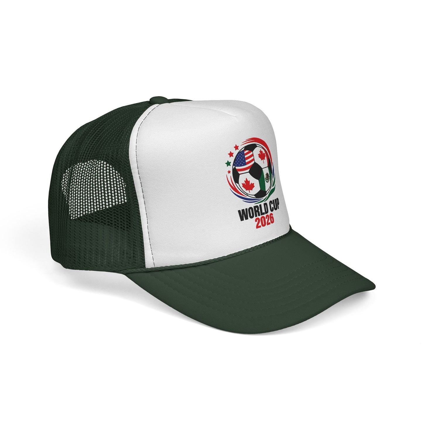 World Cup 2026 Trucker Hat, Soccer Ball Flag Cap, Adjustable Mesh Back Hat, Football Fan Gift, Match Day Accessory, Team Pride Baseball Cap