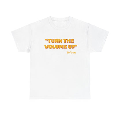 Turn the Volume Up Shirt, Zohran Mamdani Shirt, Mayor Mamdani Shirt, NYC 2026, Protest Tee, Progressive Tee, Liberal Shirt, Democracy Shirt