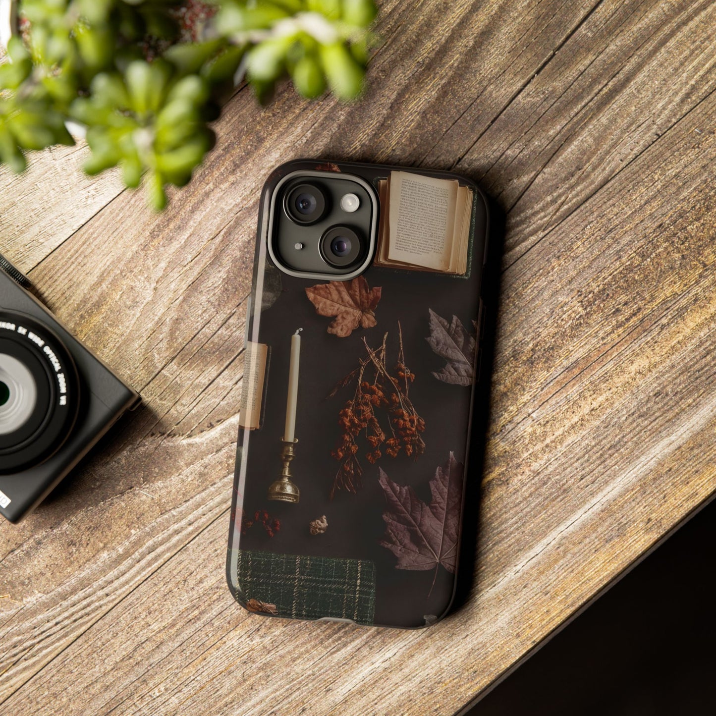 Floral Nature Phone Case, Tough Phone Case for Fall Decor, Phone Case for iPhone and Samsung, Stylish Protective Cover for iPhone