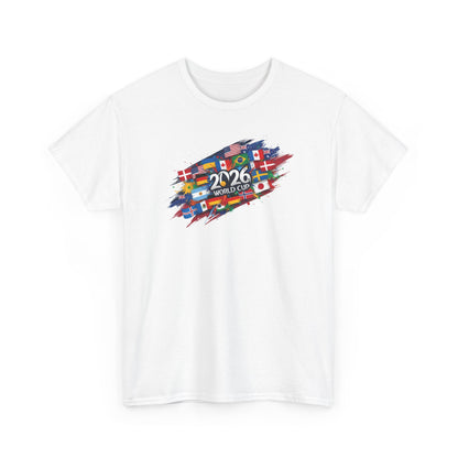 World Flags 2026 Soccer T-Shirt | International Football Graphic Tee | Global Fan Shirt | Colorful Sports Art Top