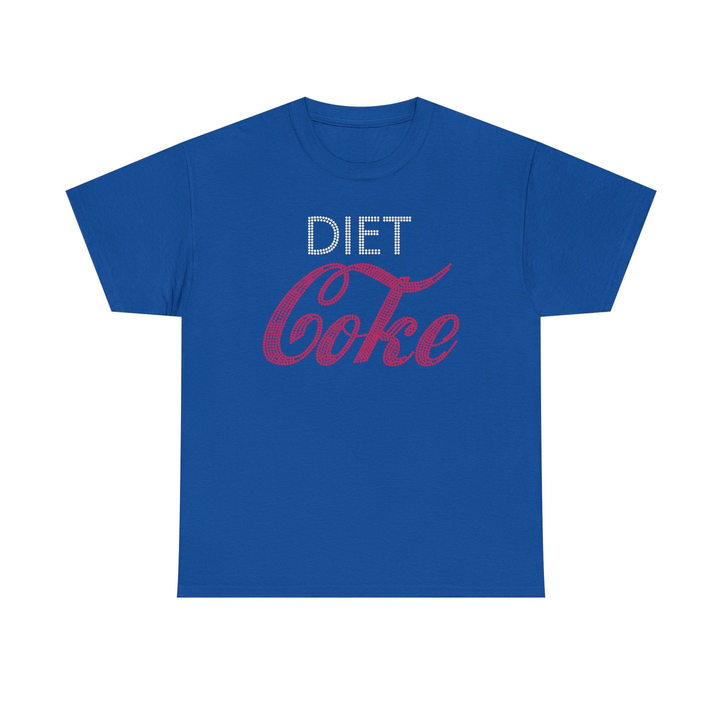 Diet Coke T-Shirt, Funny Soda Lover Graphic Tee, Rhinestone Style Diet Coke Shirt, Casual Unisex Tee Gift for Her