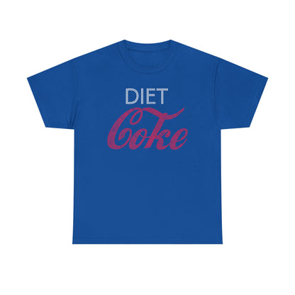 Diet Coke T-Shirt, Funny Soda Lover Graphic Tee, Rhinestone Style Diet Coke Shirt, Casual Unisex Tee Gift for Her