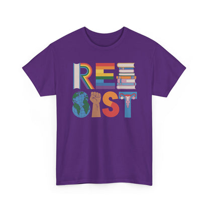 RESIST Equality Pride Shirt | Feminist LGBTQ Ally Graphic Tee | Social Justice Activism Shirt | Unisex Empowerment T-Shirt
