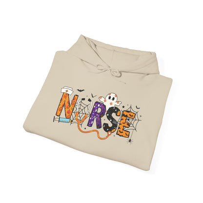 Nurse Themed Hooded Sweatshirt, Cozy Gift for Nurses, Healthcare Apparel, Medical Worker Hoodie, Holiday Gift for Nurses