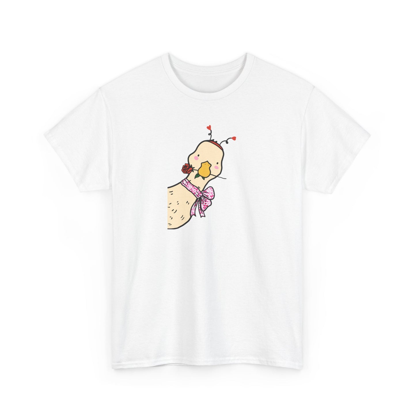 Cute Duck Shirt Kawaii Ducky Tee | Bow Duck T-Shirt | Cute Animal Top | Aesthetic Graphic Tee | Gift for Women Girls Teens
